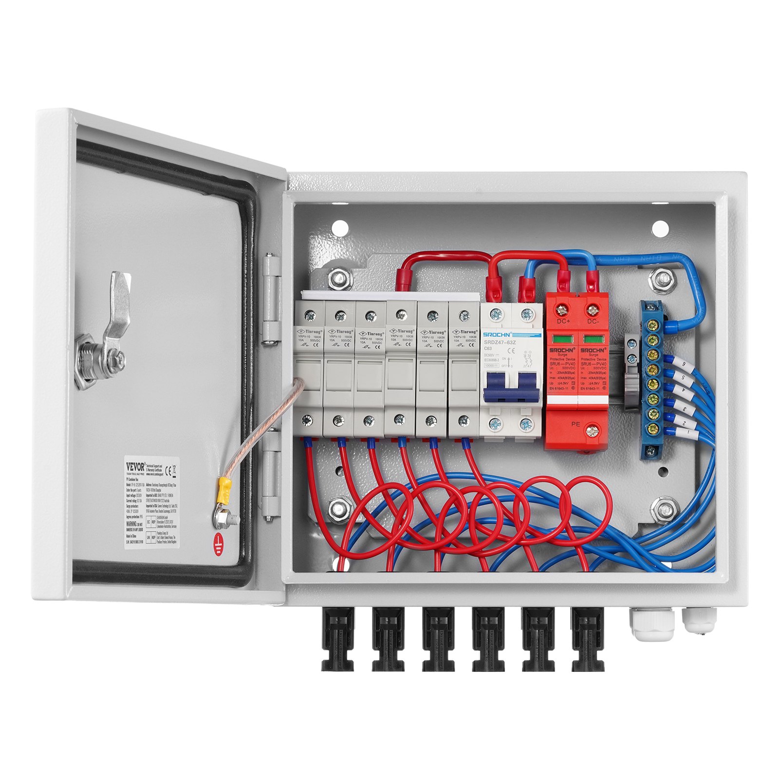 Solar Combiner Box - Solar PV Combiner Box 6 String
