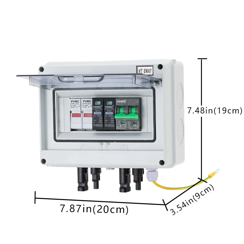 PVMC 1 in 1 out DC 600V Solar  - Solar Combiner Box avaliação e preço