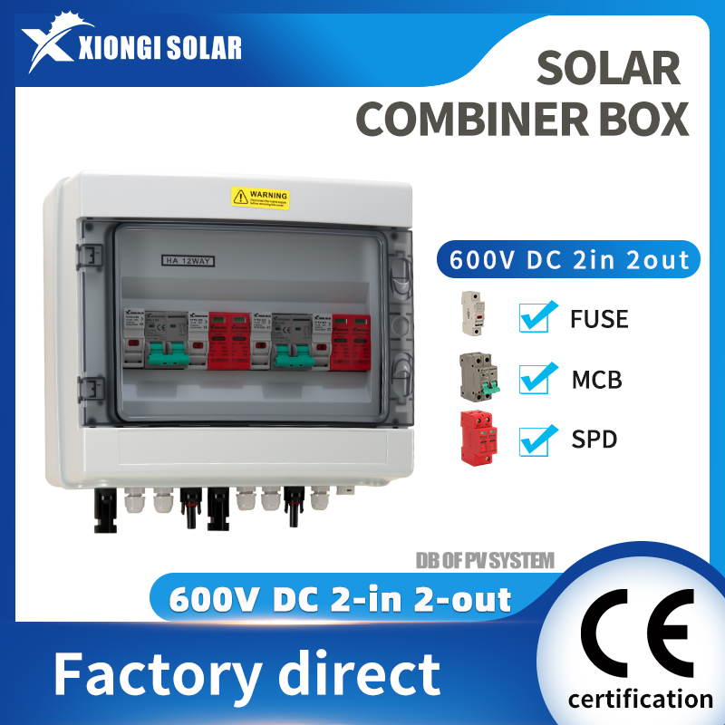 XIONGISOLAR High-quality 600V  - Solar Combiner Box avaliação e preço