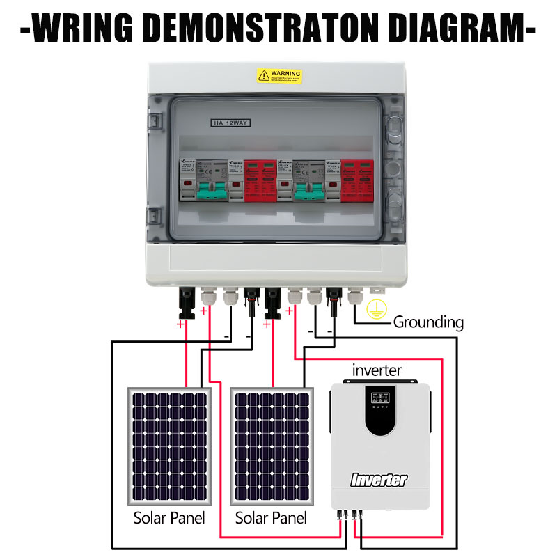 XIONGISOLAR High-quality 600V  - Solar Combiner Box avaliação e preço