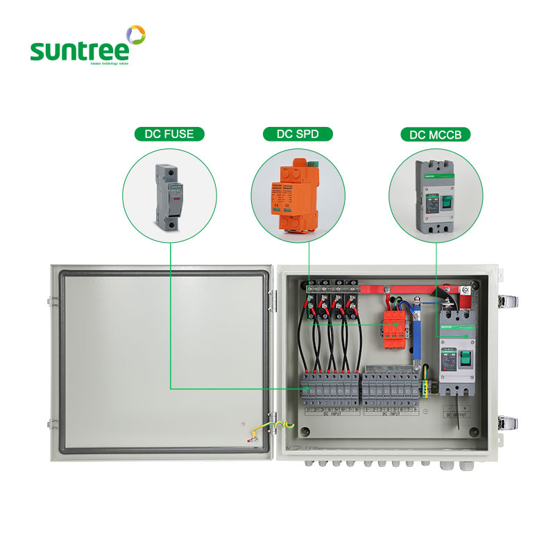 Suntree 8 in 1 Out Metal Solar - Solar Combiner Box avaliação e preço