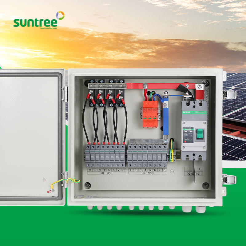 Suntree 8 in 1 Out Metal Solar - Solar Combiner Box avaliação e preço