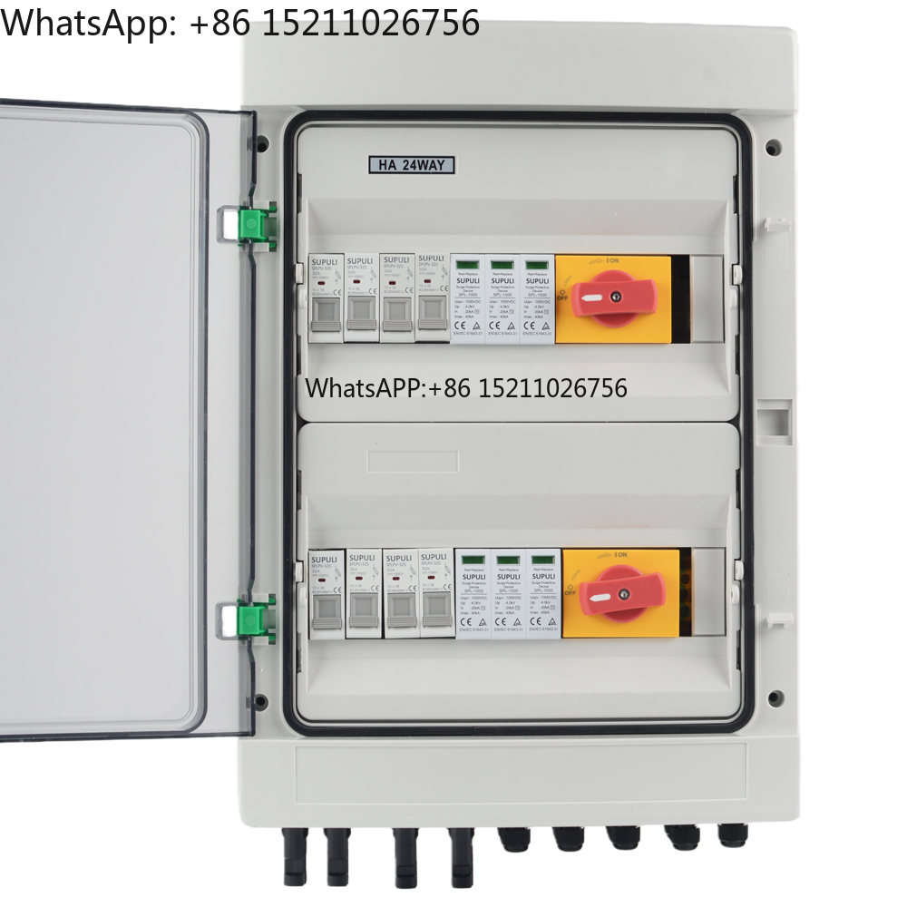 IP65 4 in 2 OUT 4 Strings 25A  - Solar Combiner Box avaliação e preço
