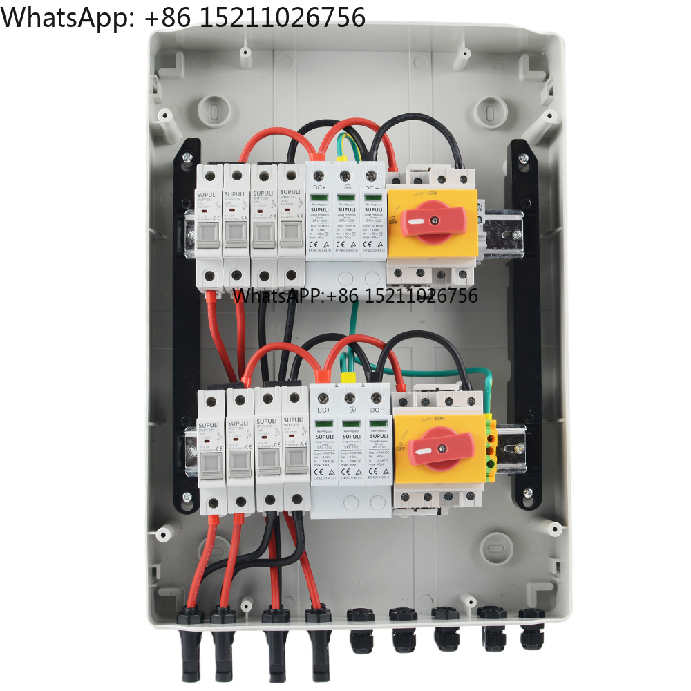 IP65 4 in 2 OUT 4 Strings 25A  - Solar Combiner Box avaliação e preço