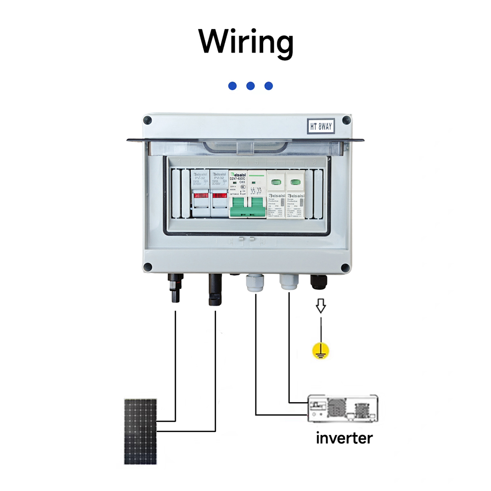 1 input 1 out Solar photovolta - Solar Combiner Box avaliação e preço