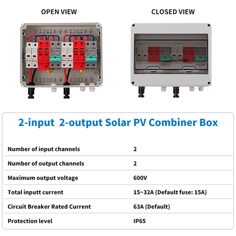 Full Copper Wire PV Combiner B - Solar Combiner Box avaliação e preço