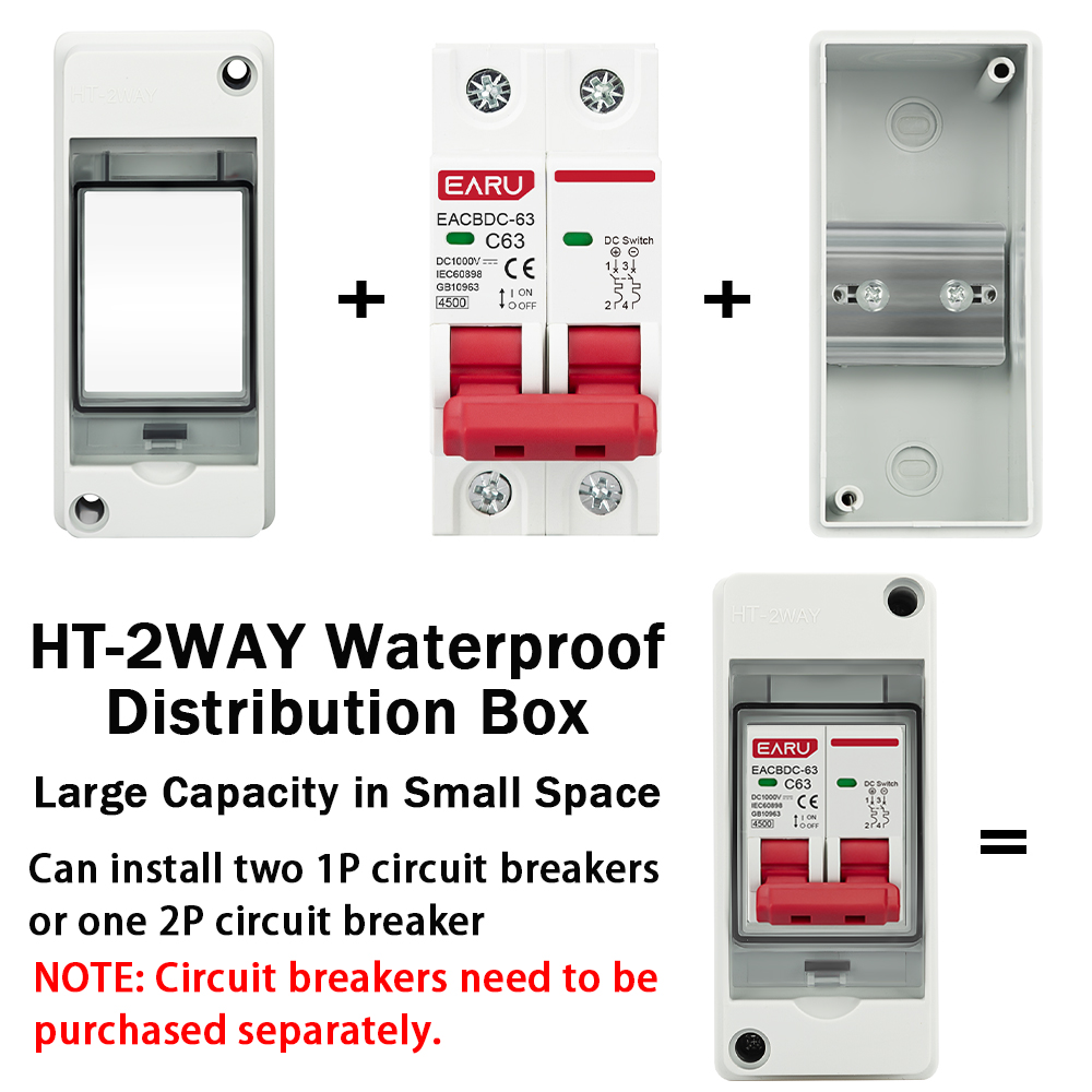 HT-2 IP65 Waterproof Distribut - Solar Combiner Box avaliação e preço
